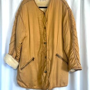 Free people utility field jacket SZ S super comfy and warm with Sherpa lining